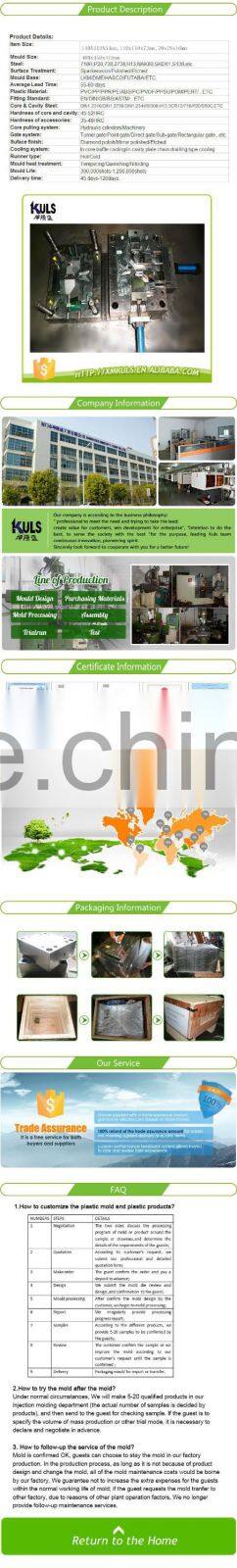 Aluminium extrusion corner protecting plastic cover injection mould