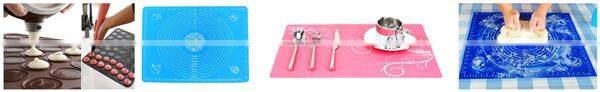 Wholesale silicone baking cup table cutting cooking mat