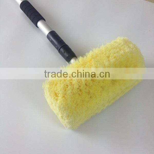 luxury bristle telescopic truck wash brush with 2 meter pole