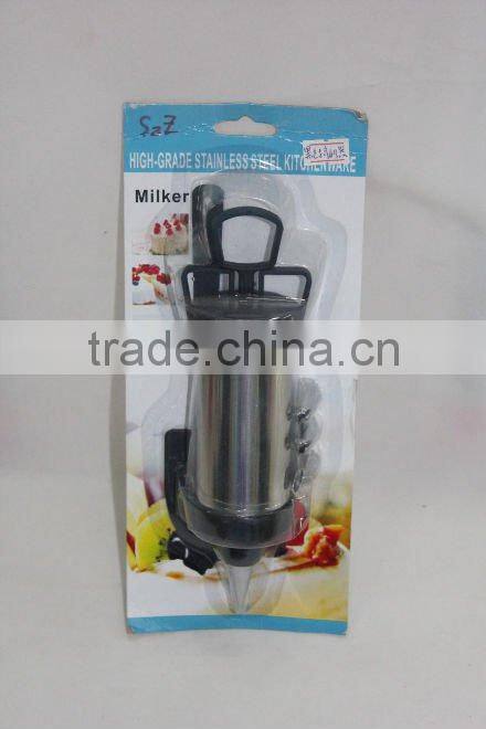 STAINLESS STEEL!!! 5 IN 1 DELUXE CAKE DECORATOR SET