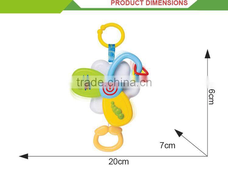 New product cartoon hand bell musical rattle toys for baby