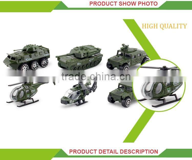 New product small military diecast models set toy