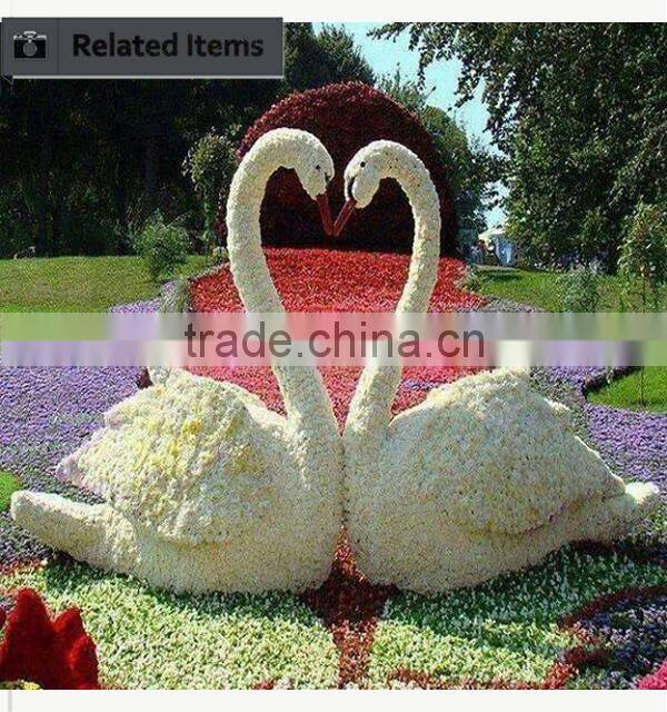 Fake plastic grass hedge artificial milan grass topiary animal made in dongguan for wholesale