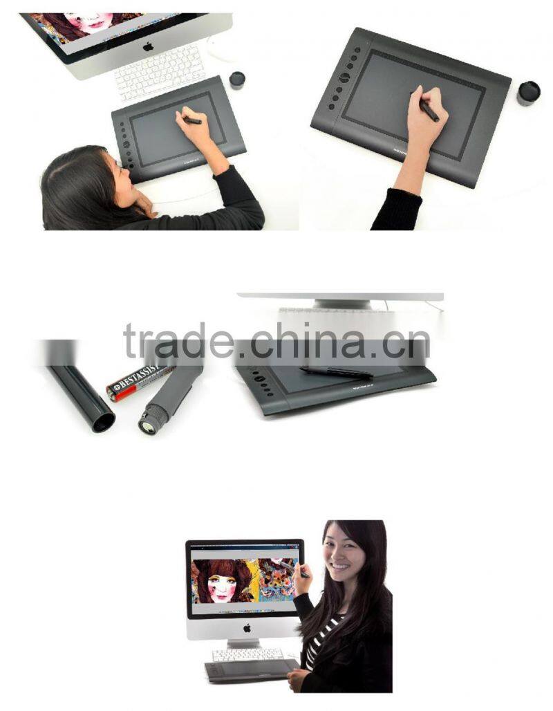 Best Selling! Huion H610 digital graphic tablet pen tablet drawing design