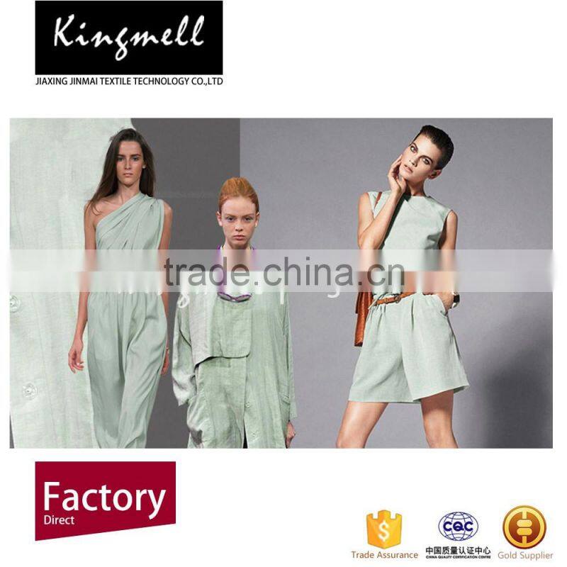 100% natural pure linen fabric soft linen fabric