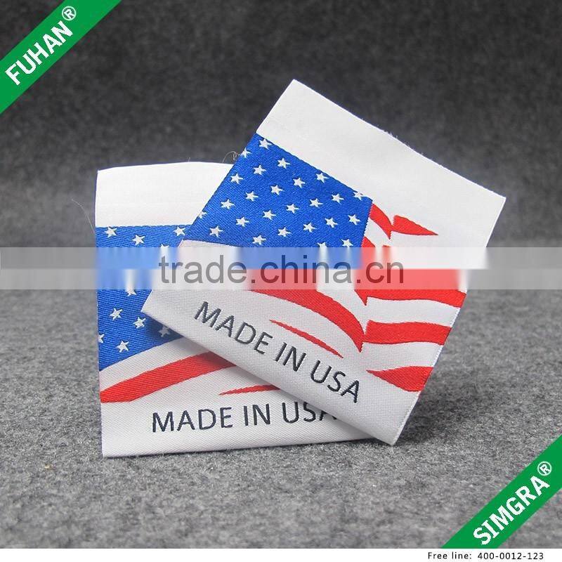 Cheap High Quality Custom Flag Custom Woven Label