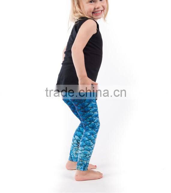 Kids Clothing Baby Girl Tights Printed Mermaid Pattern Leggings HSL2533
