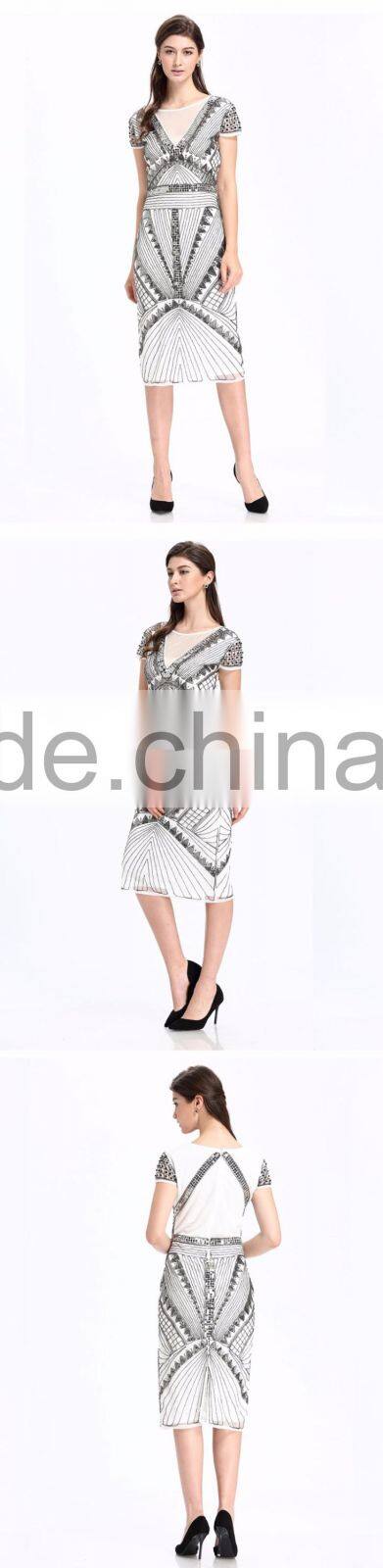 Domin fashion latest beading and sequin designs dress photos