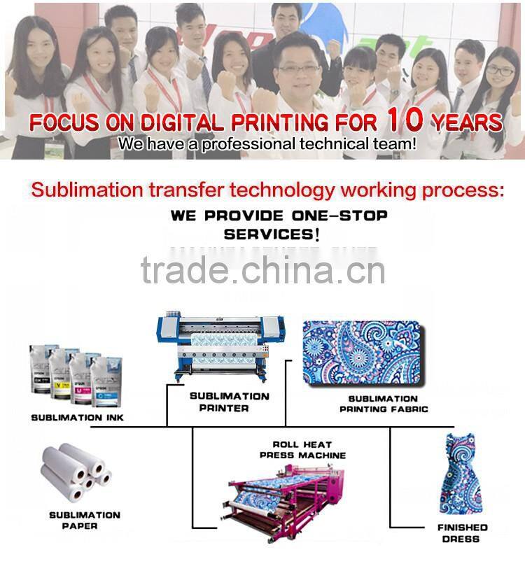 High quality 1.8m sublimation textile printer with 5113 print head