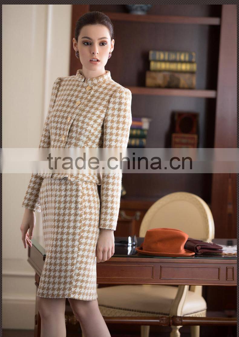fashion ladies skirt suits custom women suit WMS32