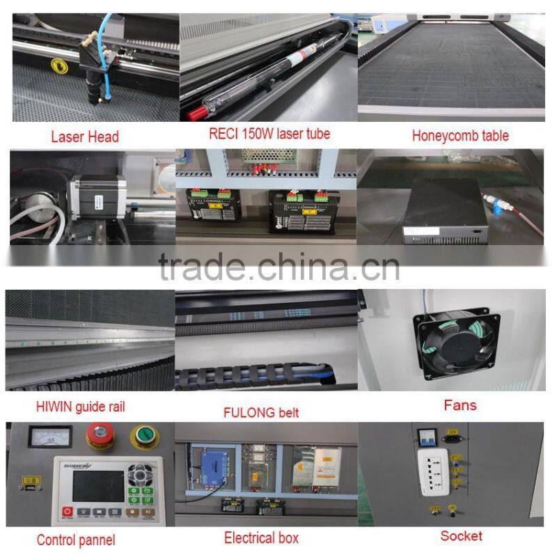 MC1325 CO2 CNC 150 watt leather laser cutting machine price