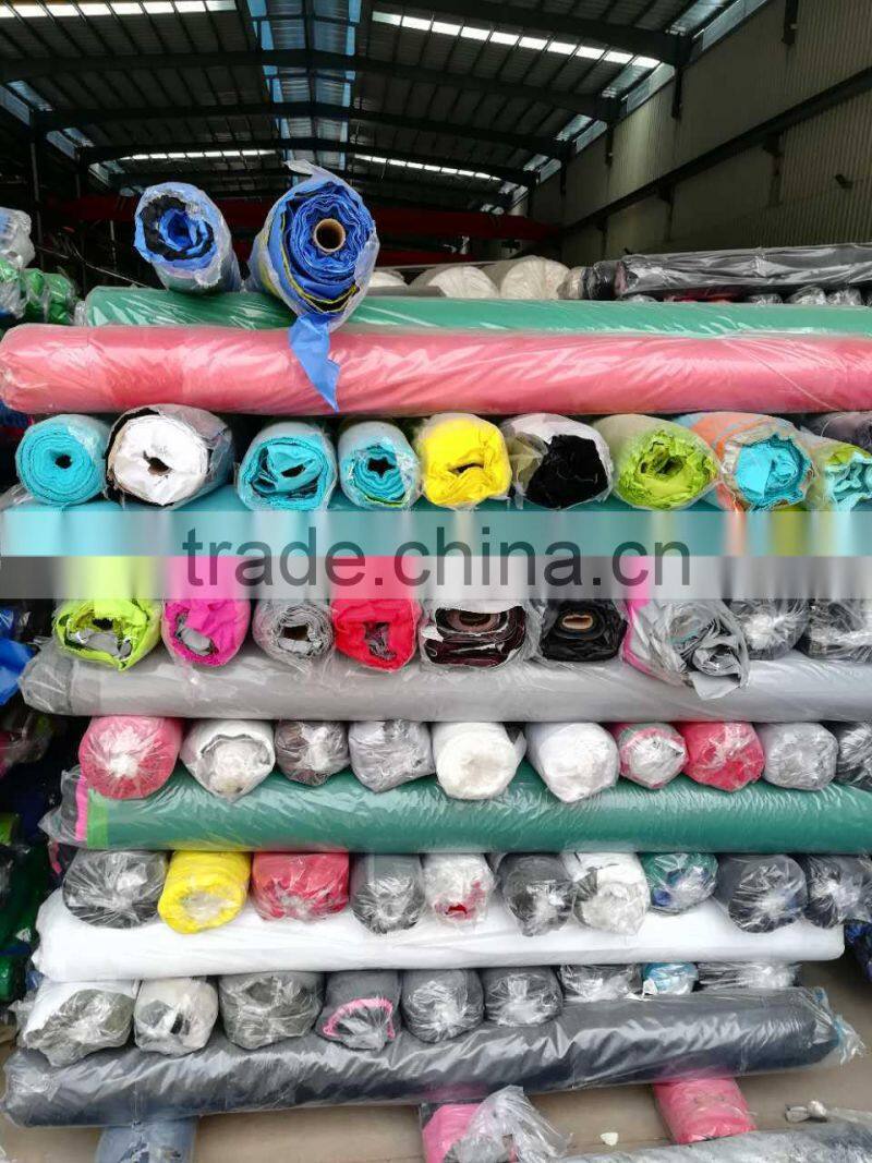 PVC coated polyester oxford fabric Stock lot for shoolbags