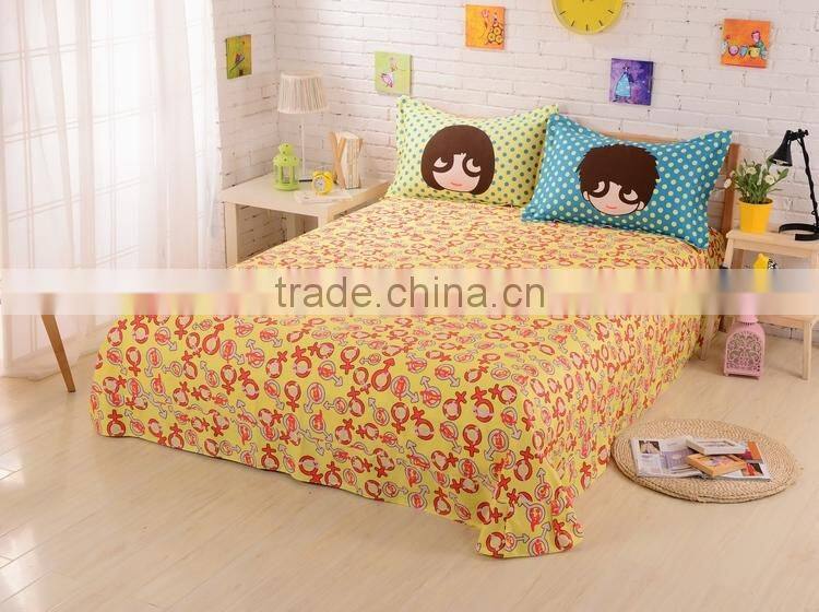 100%cotton adult cartoon bedding set
