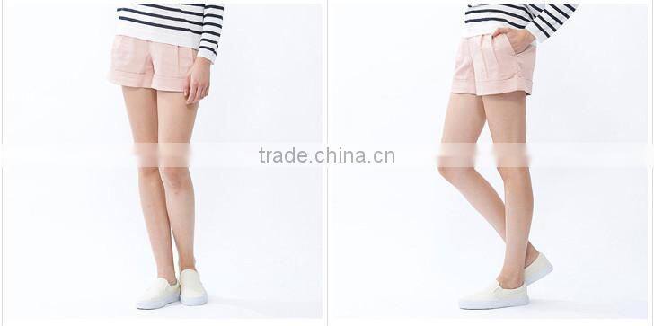 lightly red shorts for women