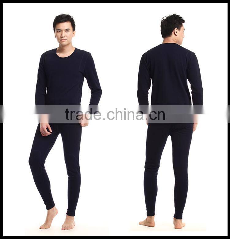 Top Brand High Quality Winter Warm Wool Thermal Underwear Set Men And Ladies Long Johns