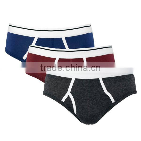 Cheap wholesale mens seamless underpants with contrast trim