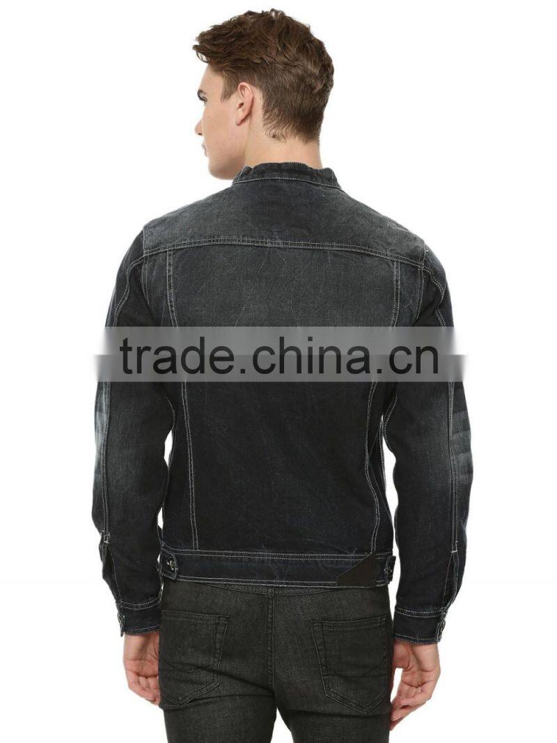 factory price men casual denim custom jacket no minimum