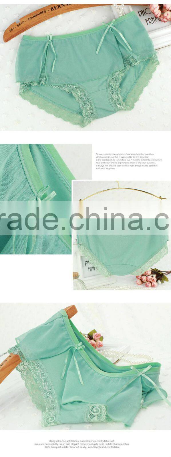 High quality fashion wholesale breathable lace womens underwear sexy young girl wearing underwear