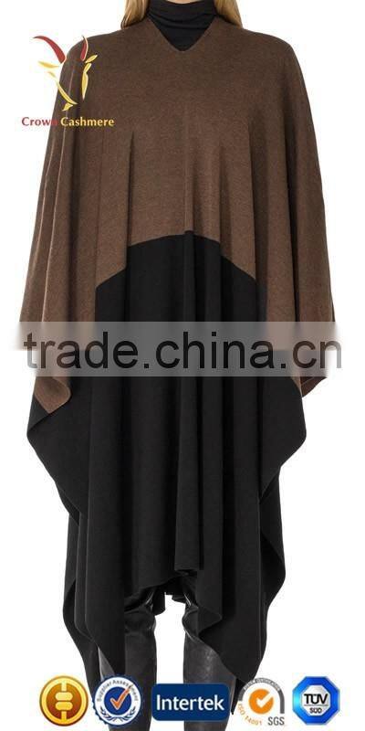 Womens Wool Poncho and Shawls Knit Poncho Sweater for Women