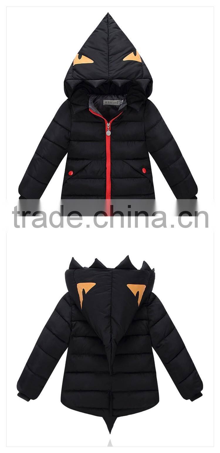 2017 Latest OEM cheap custom boys child winter outdoor waterproof quilted kids jackets