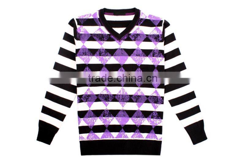 Fashion Men Full Print Sweater Wholesale