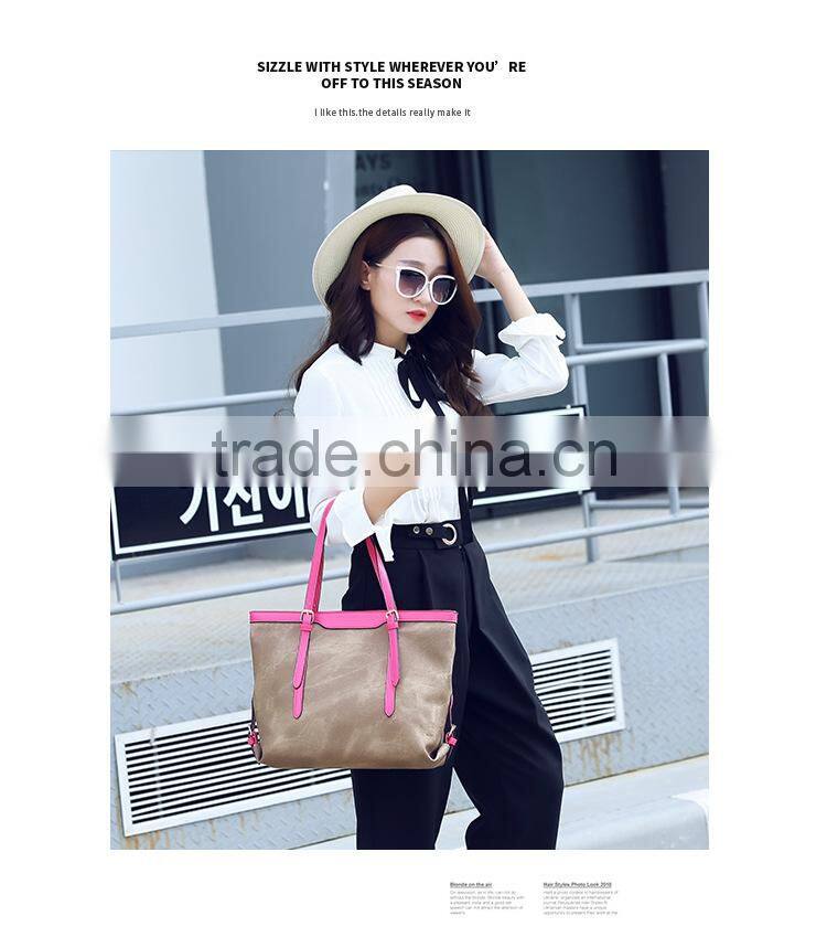 Beautiful Korean Ladies PU Hand Bags Fashion OL Casual Women Tote Shoulder Bag