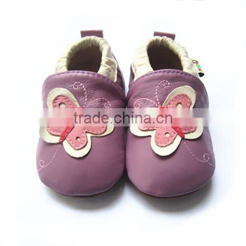 2015 new fashion baby shoes hard sole leather baby shoes