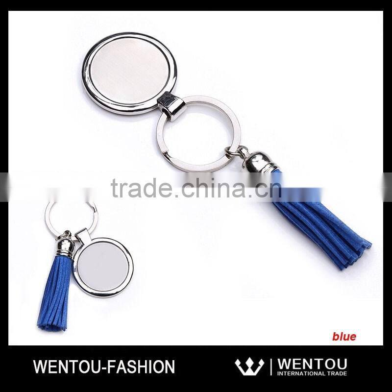 Wholesale Monogrammed Tassel Keychain Keyfob