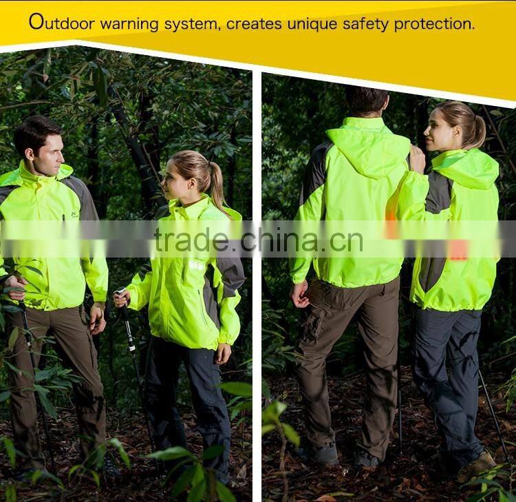 Outdoor safety LED long sleeve cycling jersey