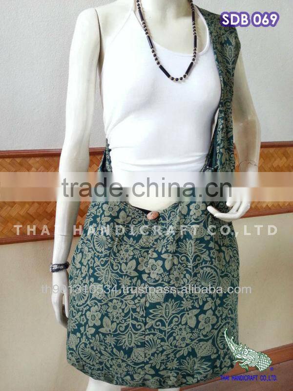 Thai Cotton Shoulder Hippie Boho Hobo Sling Crossbody