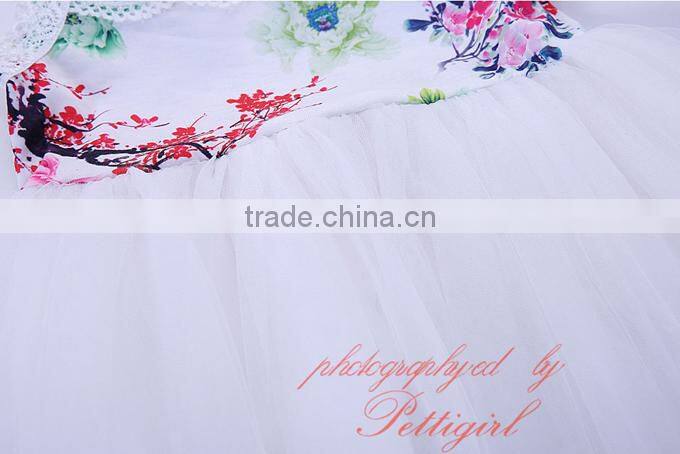 girls white summer dress flower girl skirts