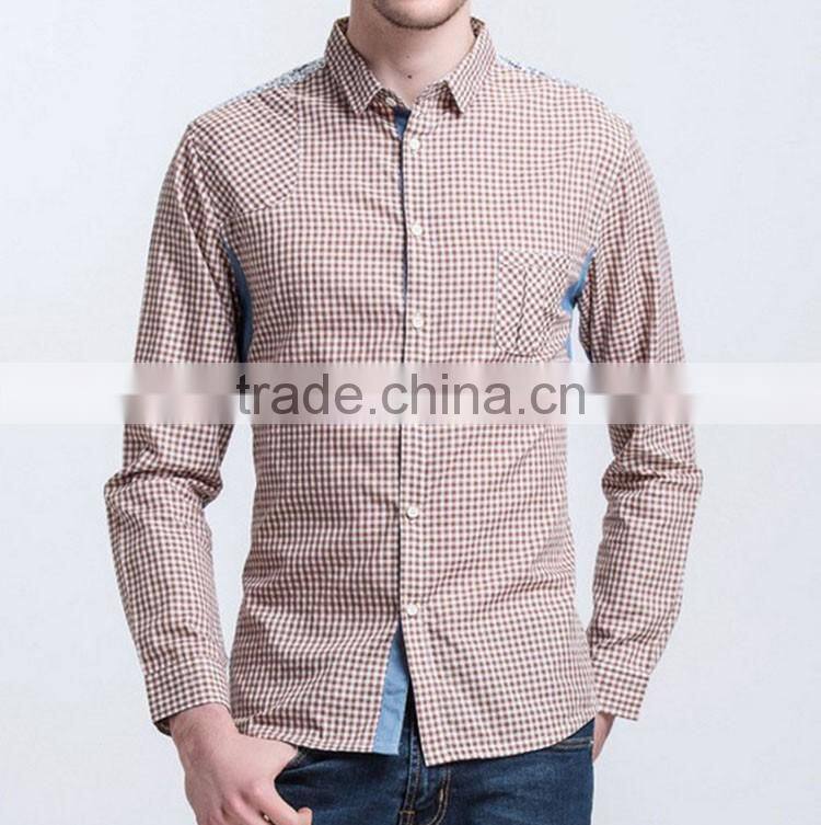 Stylish Checked Cotton long sleeve Shirts For Man