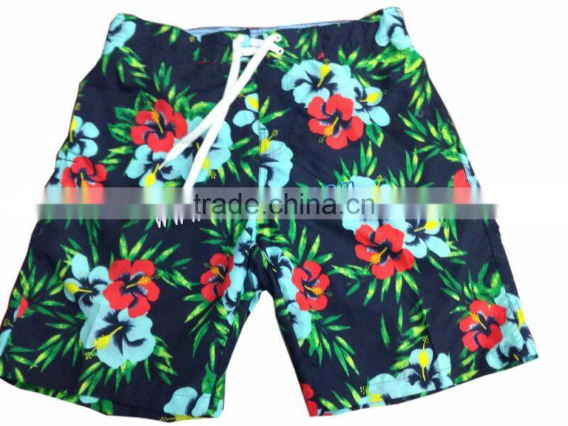 100%polyester microfiber twill board shorts