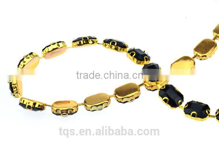 10% Off Black Acryl Cup Chain for Garment Decoration