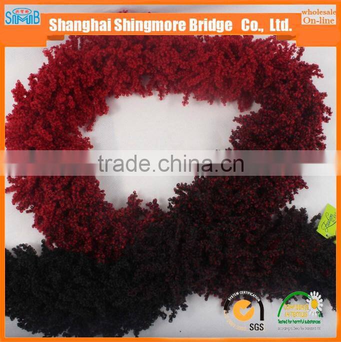 alibaba China novelty yarn manufacturer hot wholesale acrylic pigtail yarn for sweater scarf yarn