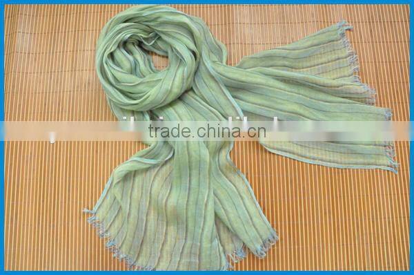 Japan hot selling fashion vertical stripe neck scarf