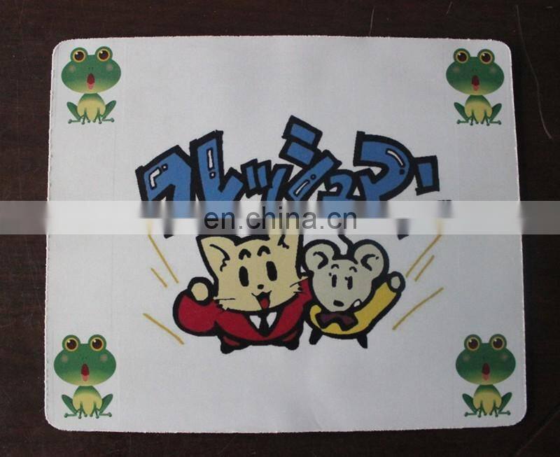 Sublimation white blank fabric mouse pad