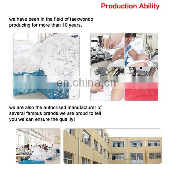 martial arts style jacquard taekwondo uniform wholesale martial arts supplies
