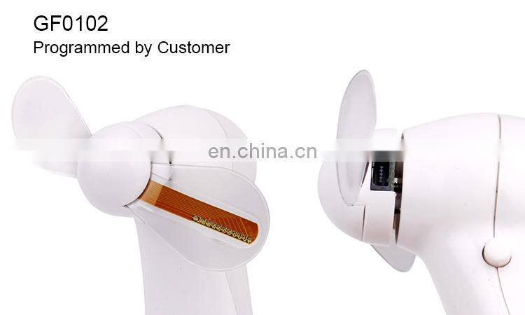 Promotional Items Fancy Gift 11 Led Lights Hand Fan With Message