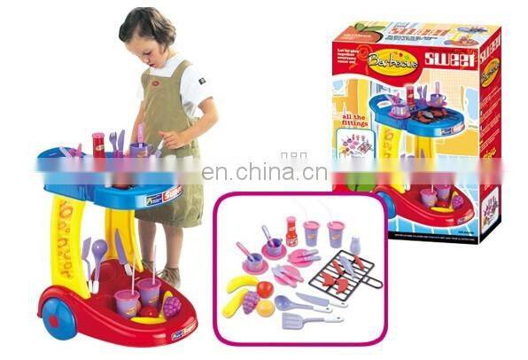 Funny Children Peten Play Serise Kitchen Toy Sets Toy Food Cart