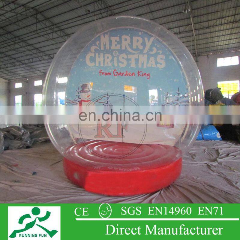 inflatable christmas ornaments snow ball,inflatable snow advertising ball for sale ICM-10