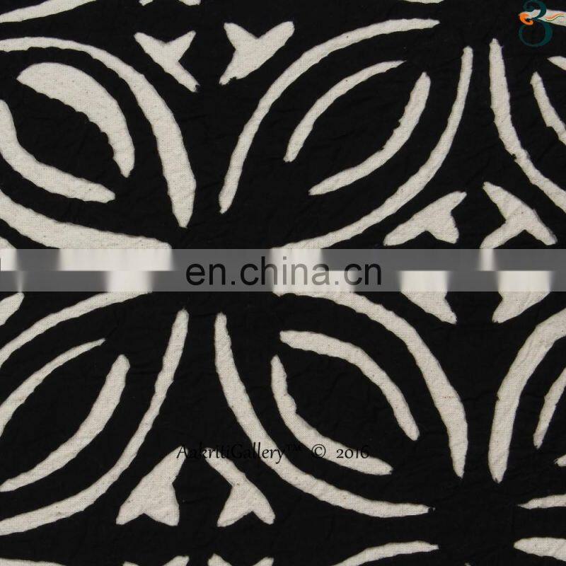 Wholesale Indian Cushion Cover Handmade Pillow Case Covers Decorative Applique Cutwork Work Home Decor Sofa Kantha Cushion