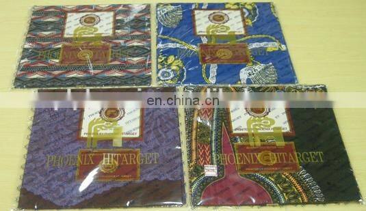 100% Cotton African Wax Prints Fabric Real wax Veritable Hitarget wax prints