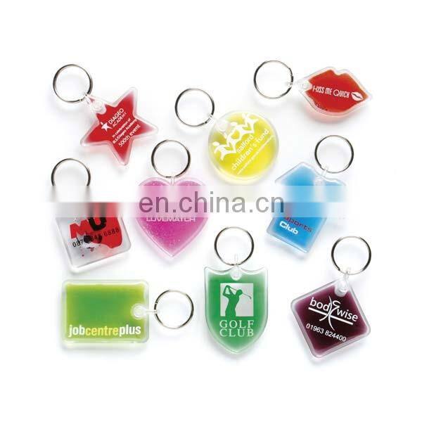Good Quality Various Size Acrylic Picture Keychains