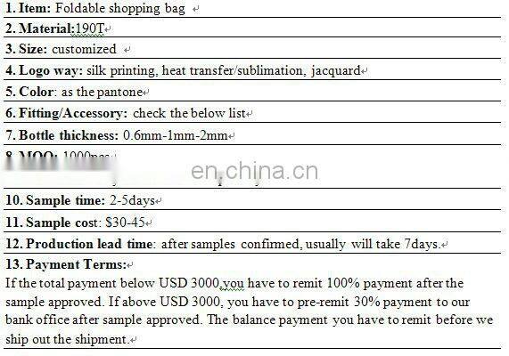 Fashion rose folding shopping bag