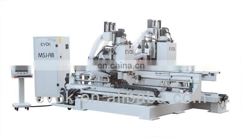 MSJ-A8 high-speed and full function wooden-door lock-hole and hinge boring machine