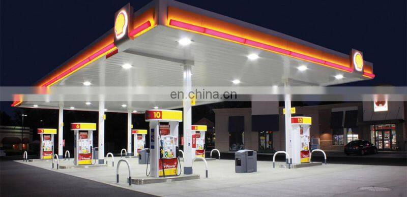 ETL, cETL DLC IP65 Petrol Station Aluminium Garage Canopy LED Ceiling Light