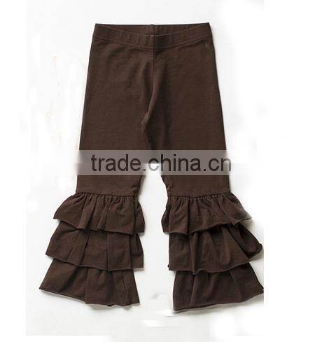 2014 Hot Sale! Cheap Baby Girl's Cotton Pants For Kids Ruffle Pants Girls Ruffle Leggings childrens boutique clothing