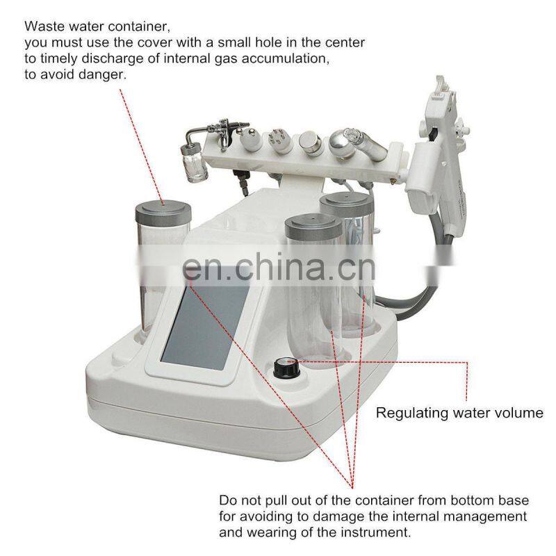 8 in 1 Hydra Dermabrasion Aqua Peel Skin Care BIO light RF Water Oxyjet Facial Oxygen Jet Machine