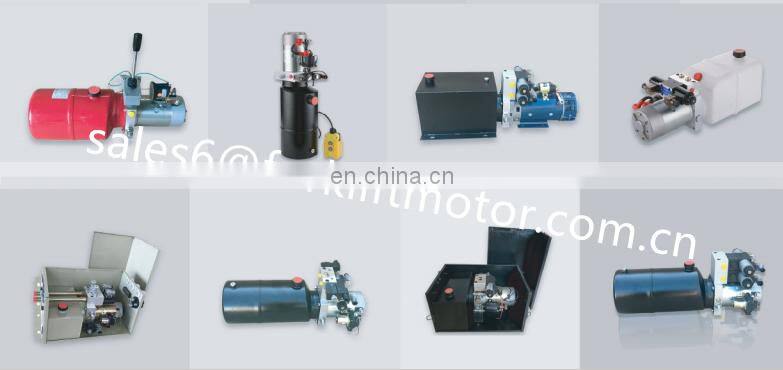 hydraulic power pack for tail gate lift 24v 2.2kw dc motor